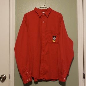 Vintage Mickey Mouse button down